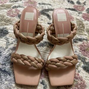 Dolce Vita Paily Sandals in Gold and Honey